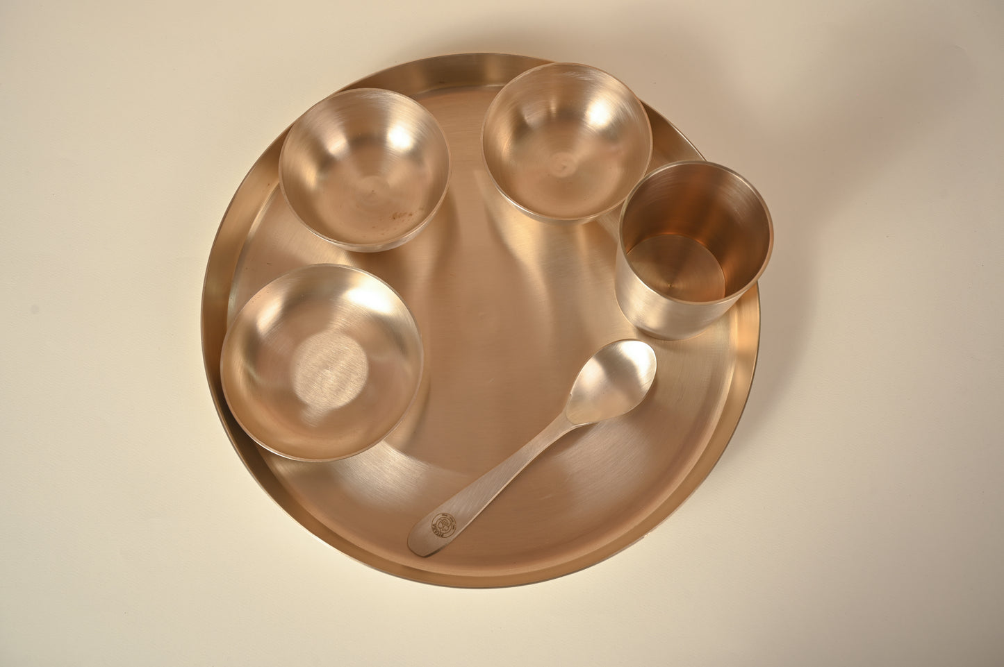 Kansa Dinner Set | Matte 6 pieces set | Pure Kansa Set
